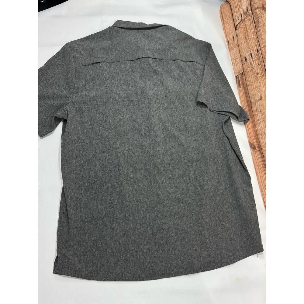Zeroxposur Gray Button-Down Shirt Size XL